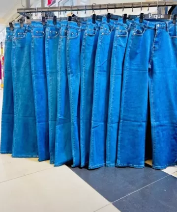 High Waisted Wide Leg Jeans