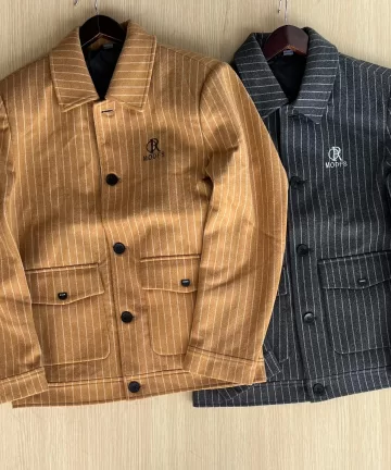 Men Coat Short Lapel