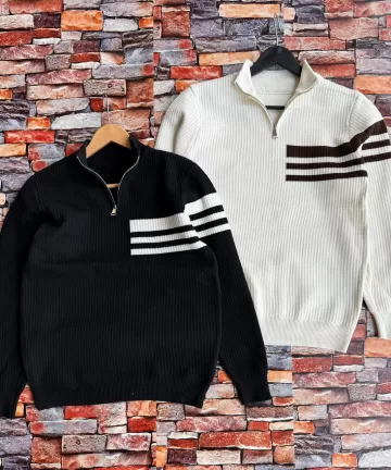 Men’s Zipper Half Turtleneck