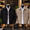 Jacket Classic Warm Woolen Fabric Comfortable Outerwear