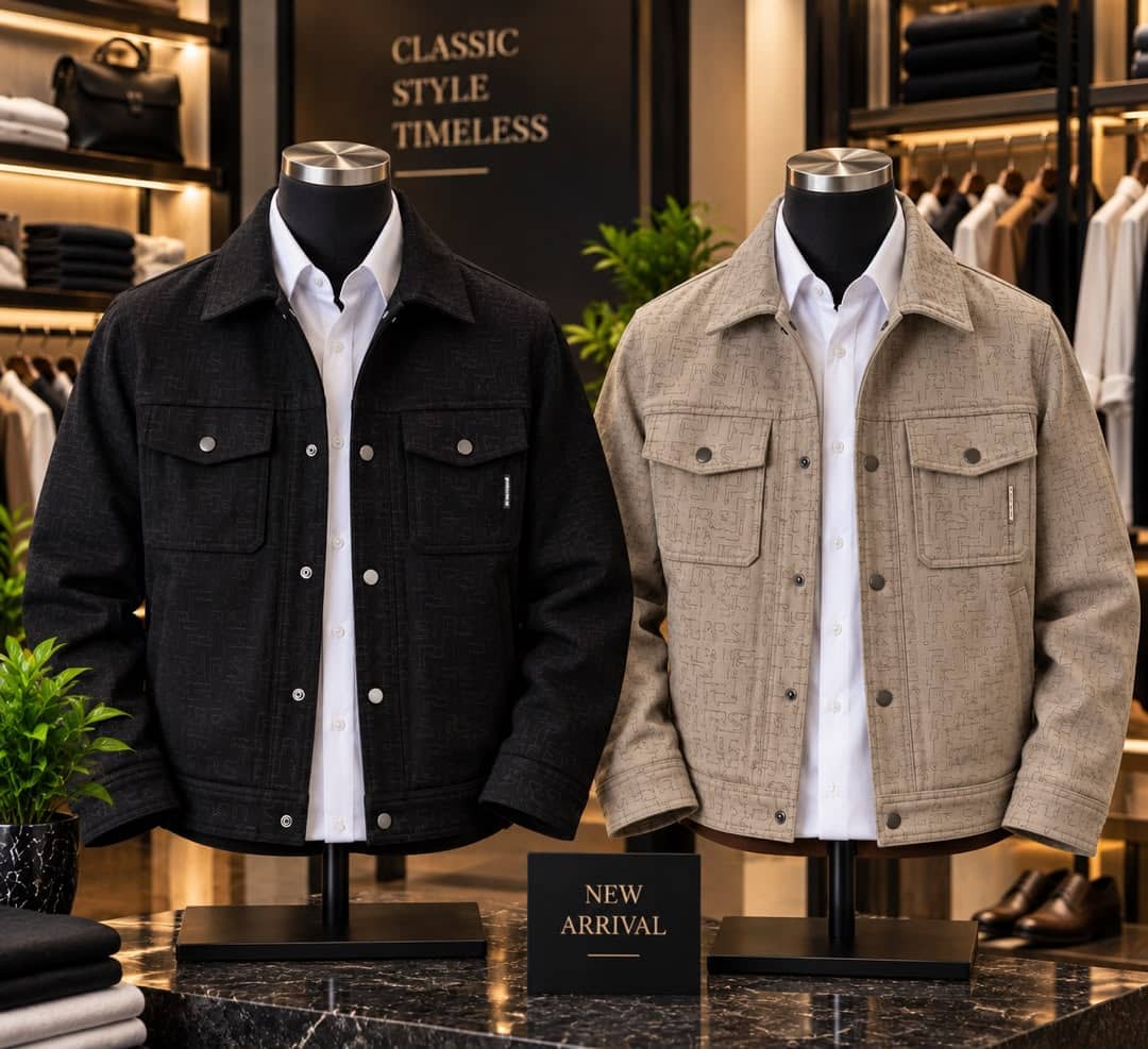 Jacket Classic Warm Woolen Fabric Comfortable Outerwear